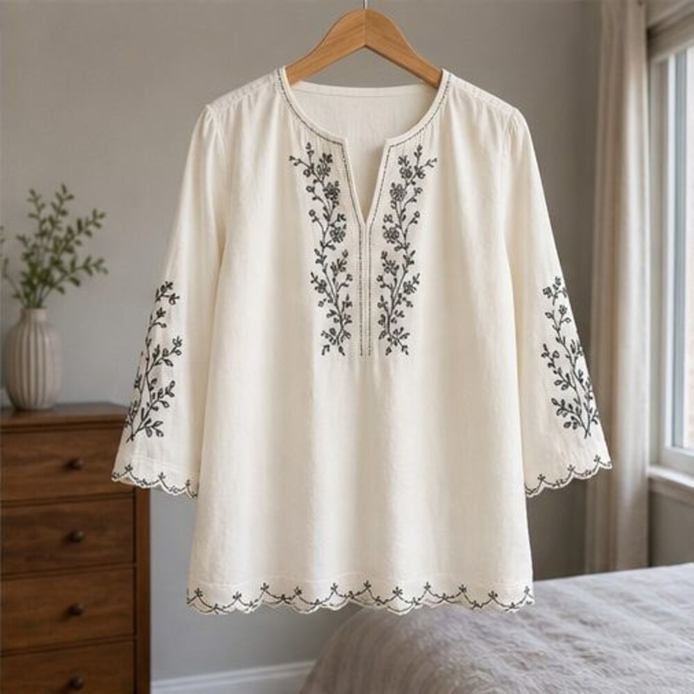 Blush Pleated Blouse